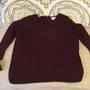 Maroon sweater